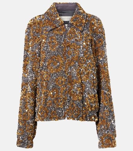 Veste blouson à sequins - Dries Van Noten - Modalova