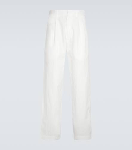 Pantalon ample en coton et lin - Commas - Modalova