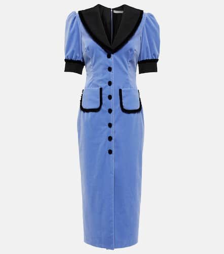 Robe midi en coton - Alessandra Rich - Modalova