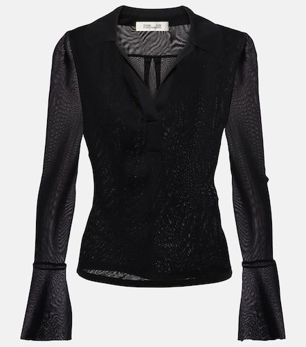 Top Mackenzie en résille - Diane von Furstenberg - Modalova