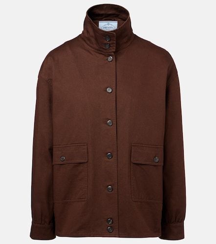 Prada Veste oversize en coton - Prada - Modalova