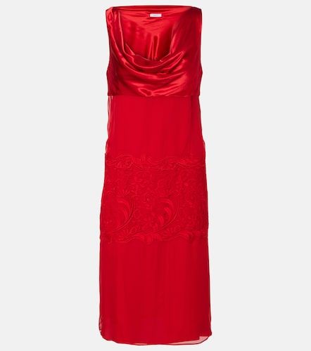 Ferragamo Robe midi en soie - Ferragamo - Modalova