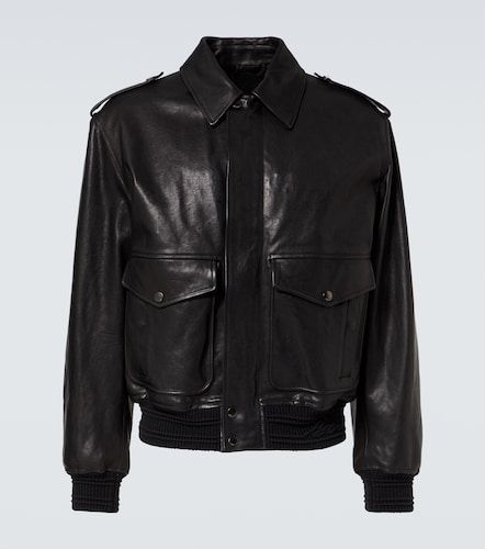 Burberry Veste bomber en cuir - Burberry - Modalova
