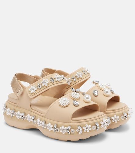 X Crocs Sandales compensées à ornements - Simone Rocha - Modalova