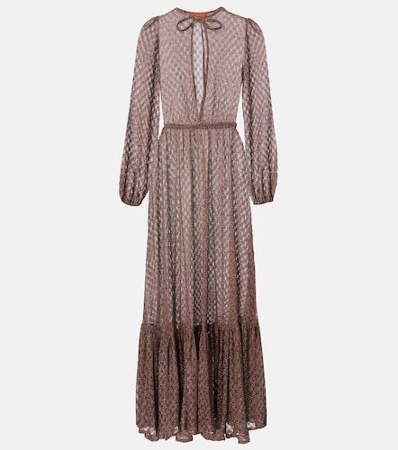 Missoni Robe longue en lamé - Missoni - Modalova
