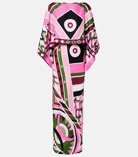 Robe longue Vivara en satin de soie - Pucci - Modalova
