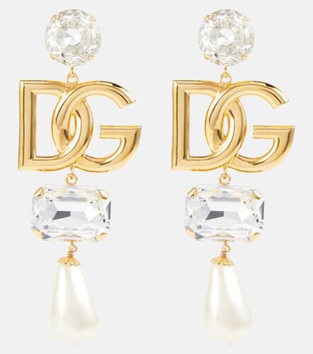 Boucles d'oreilles à logo et ornements - Dolce&Gabbana - Modalova