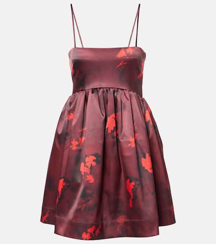 Ganni Robe en satin à fleurs - Ganni - Modalova