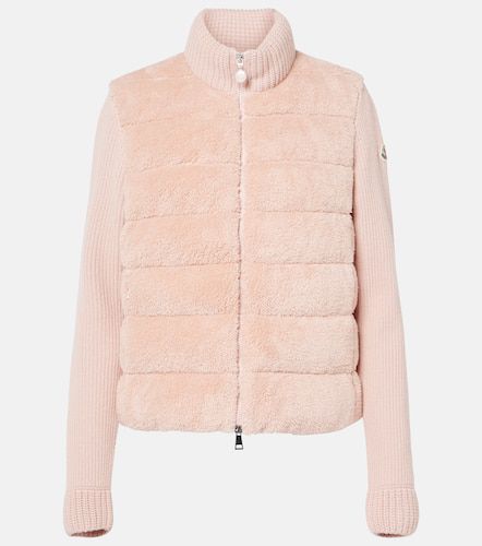 Cardigan en fourrure synthétique - Moncler - Modalova