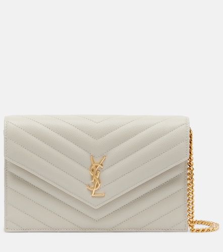 Portefeuille à chaîne Cassandre Envelope en cuir - Saint Laurent - Modalova