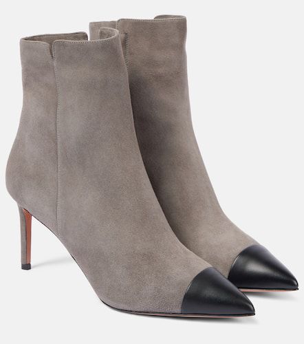 Bottines Milanese 75 en daim et cuir - Aquazzura - Modalova