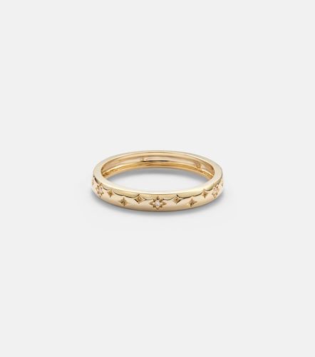 Bague Northern Star en or 14 ct et diamants - Stone and Strand - Modalova