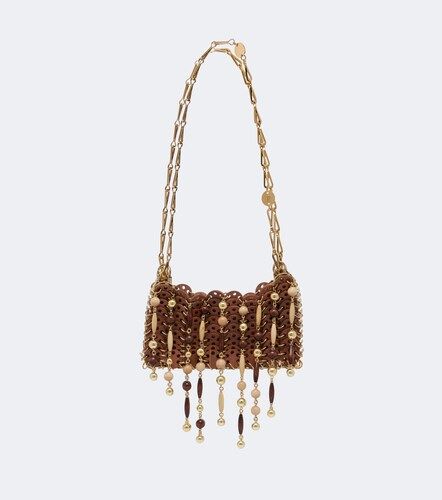 Sac porté épaule 1969 Small en bois à ornements - Rabanne - Modalova