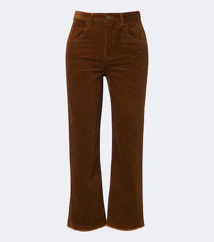 Pantalon droit Ruthie en coton et lin - Marant Etoile - Modalova