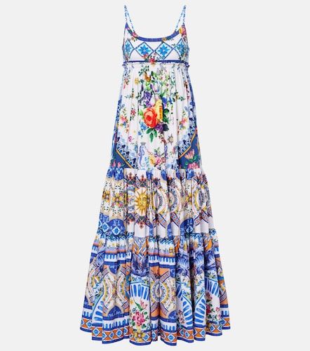 Robe longue Tiles Darls en coton - Camilla - Modalova
