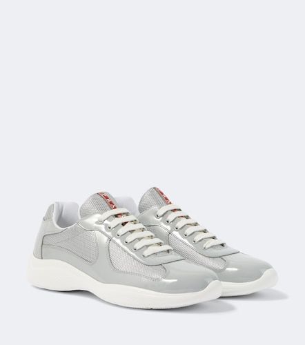 Baskets American's Cup en cuir verni - Prada - Modalova