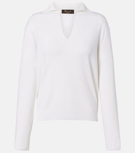 Polo Siena en soie et coton - Loro Piana - Modalova