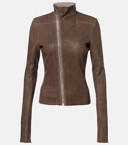 Veste Gary en cuir mélangé - Rick Owens - Modalova