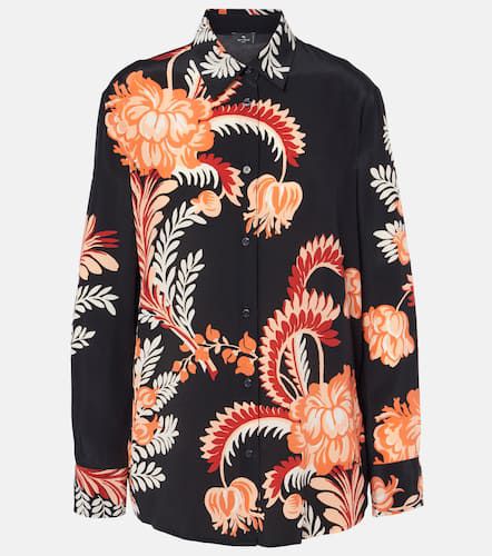 Blouse imprimée en crêpe de soie - Etro - Modalova