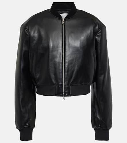 Veste bomber Micky en cuir synthétique - The Frankie Shop - Modalova