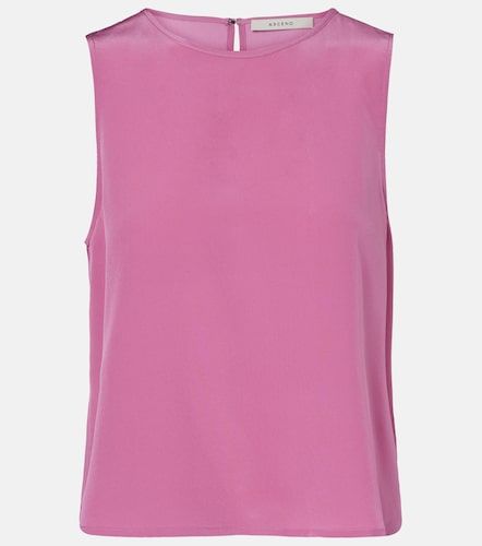 Asceno Top Sofia en crêpe de soie - Asceno - Modalova
