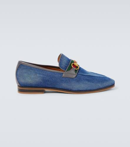 Gucci Mocassins Horsebit en denim - Gucci - Modalova