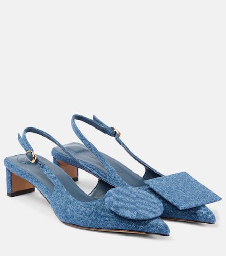 Escarpins Les Slingbacks Duelo en denim - Jacquemus - Modalova