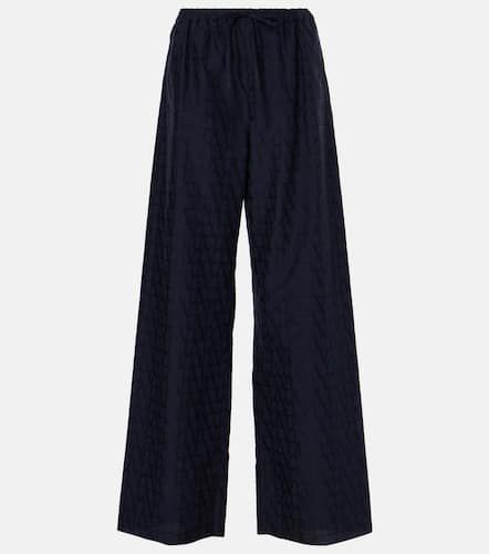 Valentino Pantalon ample en coton - Valentino - Modalova