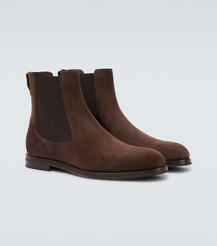 Bottines Chelsea Sempione en daim - Manolo Blahnik - Modalova