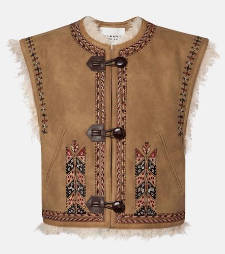 Veste sans manches Clemencia brodée - Marant Etoile - Modalova