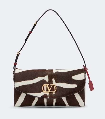 Sac DeVain en cuir façon poulain - Valentino Garavani - Modalova