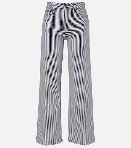 Pantalon ample Le Slim Palazzo rayé - Frame - Modalova
