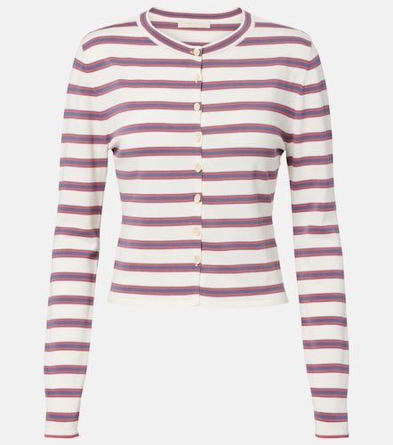 Cardigan Cinta rayé en coton mélangé - Faithfull - Modalova