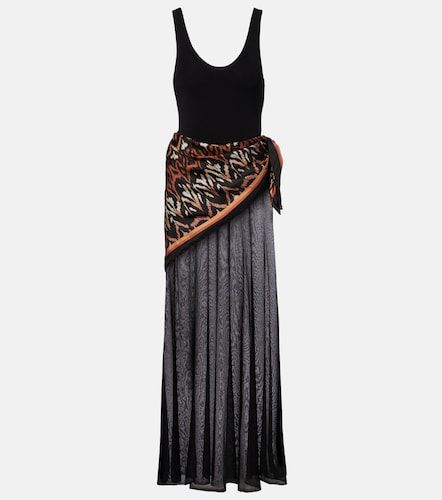 Robe longue Aster à détail foulard - Zimmermann - Modalova