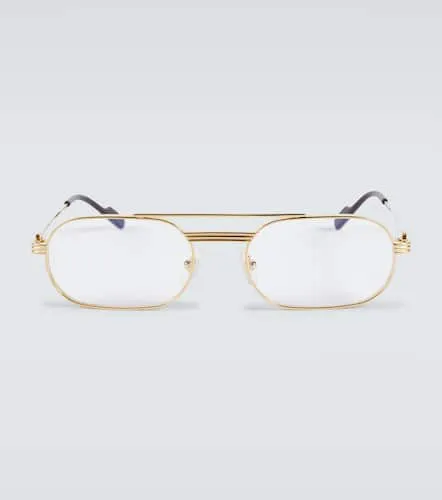 Lunettes rectangulaires Exception - Cartier Eyewear Collection - Modalova