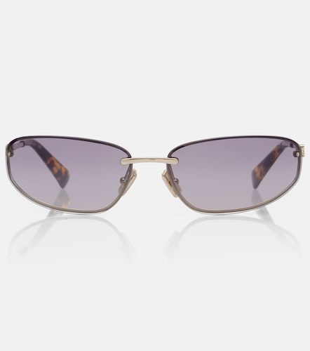 Lunettes de soleil Miu Nocturne ovales - Miu Miu - Modalova