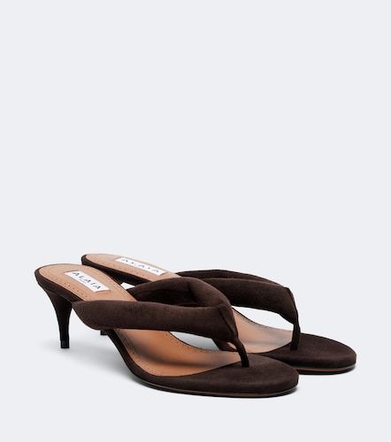Alaïa Mules en daim - Alaia - Modalova
