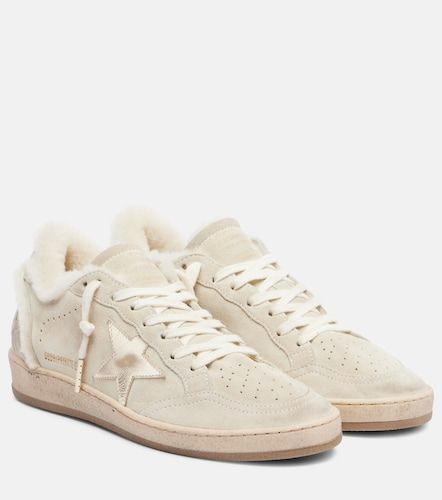 Baskets Ball Star en daim et shearling - Golden Goose - Modalova