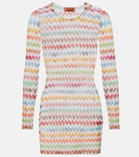 Robe en lamé à motif zigzag - Missoni - Modalova