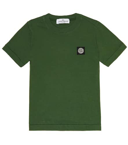 T-shirt en coton à logo - Stone Island Junior - Modalova