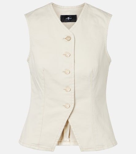 Gilet Lady en denim - 7 For All Mankind - Modalova