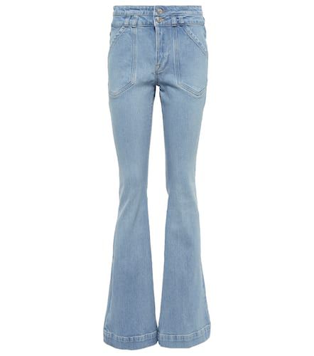 Jean Double Button Flare à taille haute - Frame - Modalova