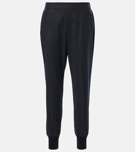 Pantalon de survêtement en flanelle de laine - Stella McCartney - Modalova
