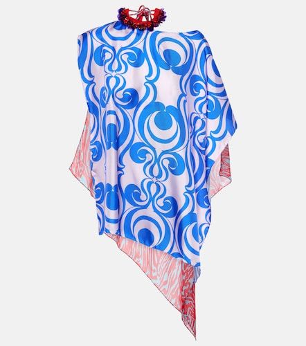 Blouse en soie mélangée imprimée à ornements - Dries Van Noten - Modalova
