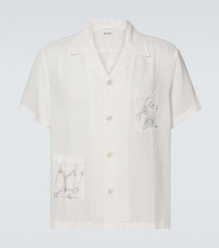 Chemise de bowling Skiers en lin - Bode - Modalova