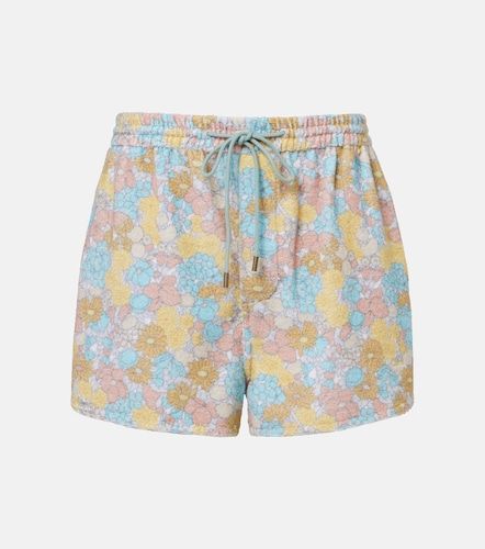 Chloé Short en coton à fleurs - Chloe - Modalova