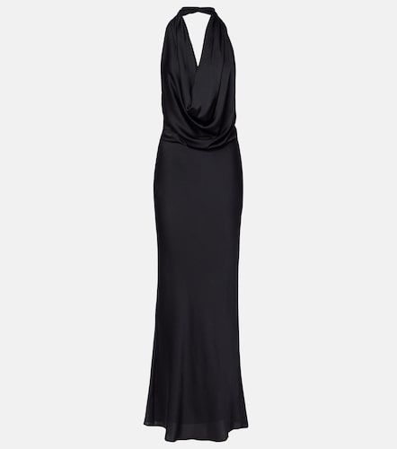 Robe longue Poppi en soie mélangée - Staud - Modalova