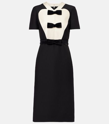 Robe midi en Crêpe Couture - Valentino - Modalova