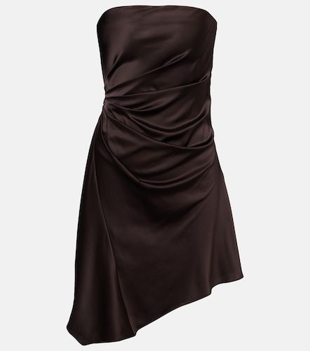 Robe asymétrique Adriana en soie mélangée - Staud - Modalova