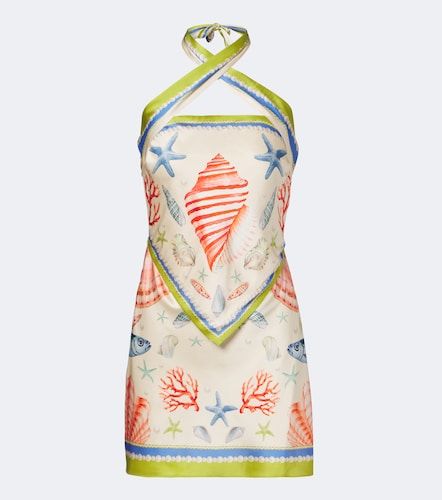 Retrofête Robe Cable en soie mélangée à imprimé - Retrofete - Modalova